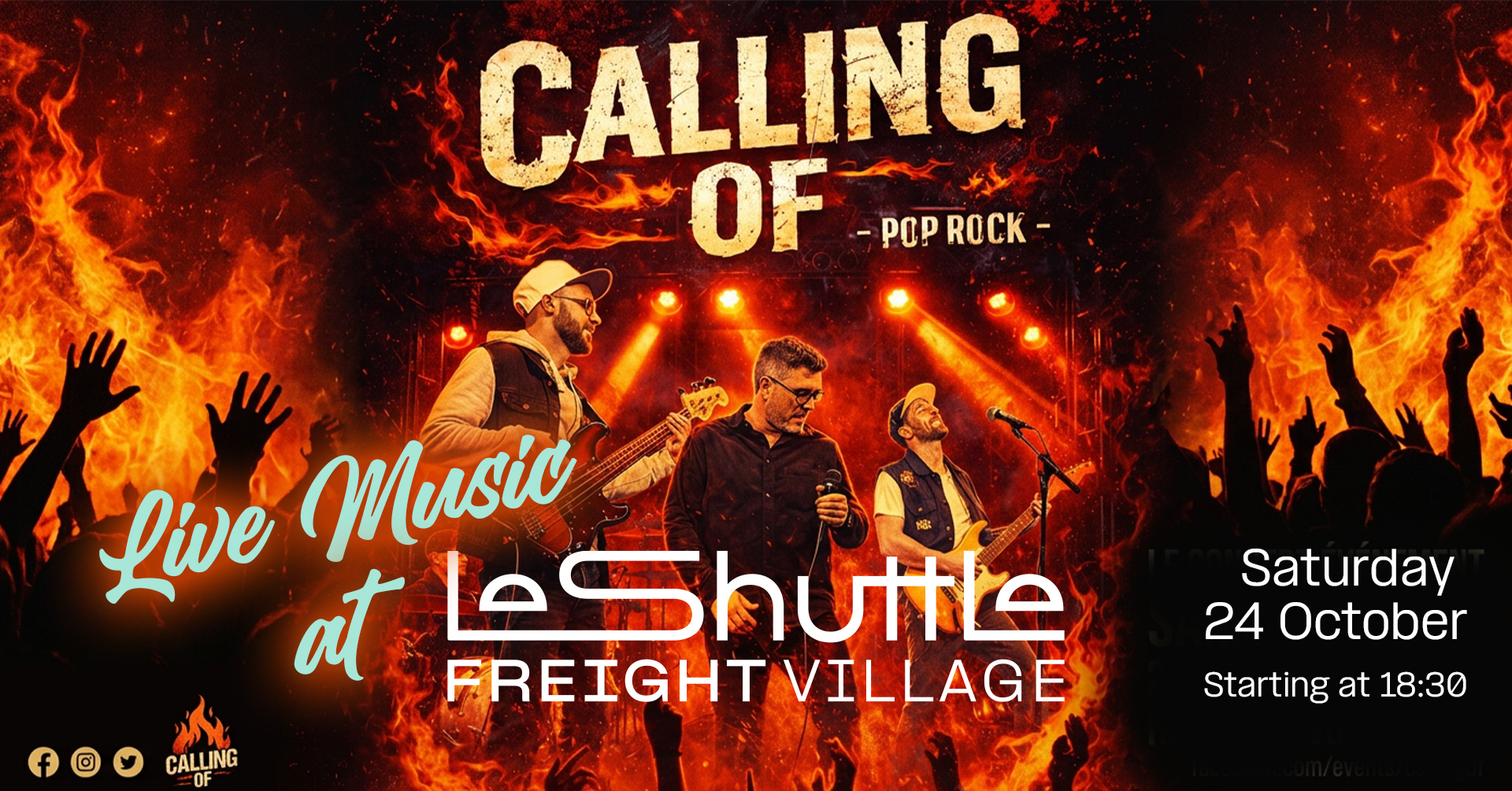Live Music this Saturday at LeShuttle Freight Village